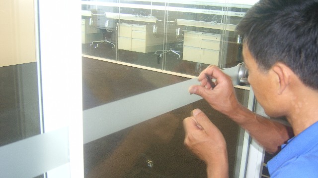 玻璃磨砂膜腰线