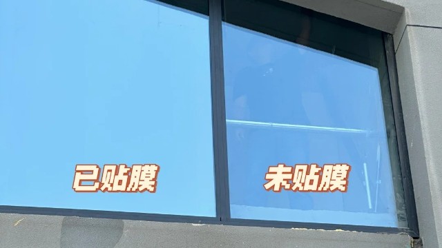 玻璃贴单项透视膜
